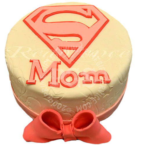 Super Mom Theme Cake | bakehoney.com